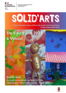 Exposition Solid'Arts du 5 au 9 juin 2023 à Vesoul